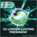 Ariel All-in-1 PODS Washing Liquid Laundry Detergent Tablets/Capsules, 120 Washes (60 x 2) Stain Remover For Clothes with Lenor Unstoppables, 2x Longer Lasting Freshness*